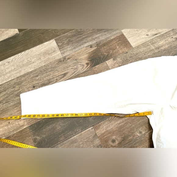 Eileen Fisher Organic Cotton Skinny Pull On Jeggings Denim Jeans Size XL White - Picture 9 of 12